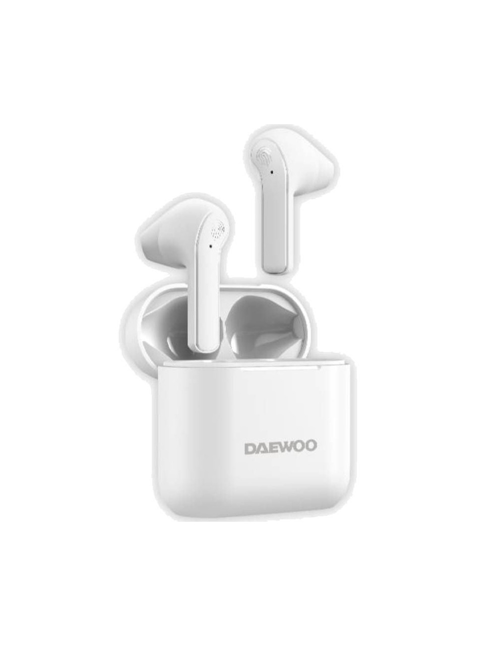 Auriculares Bluetooth Daewoo DW2021 con estuche de carga/ Autonomía 5h/ Blancos