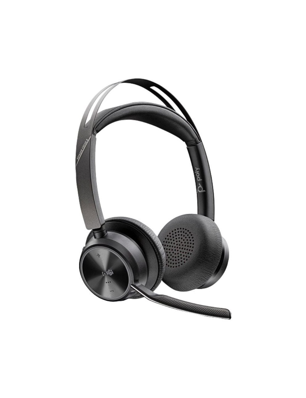 Auriculares Inalámbricos Poly Voyager Focus 2 para Microsoft Teams + Adaptador USB-C-A + Soporte de Carga/ con Micrófono/ Blueto