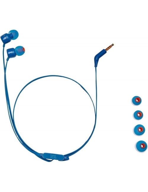 AURICULARS JBL T110 AMB MICROFON JACK 3.5 BLAU