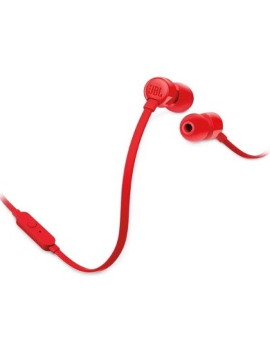 AURICULARS JBL T110 AMB MICROFON JACK 3.5 VERMELL