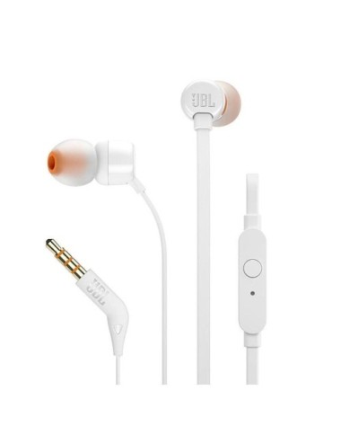 AURICULARS JBL T110 AMB MICROFON JACK 3.5 BLANC