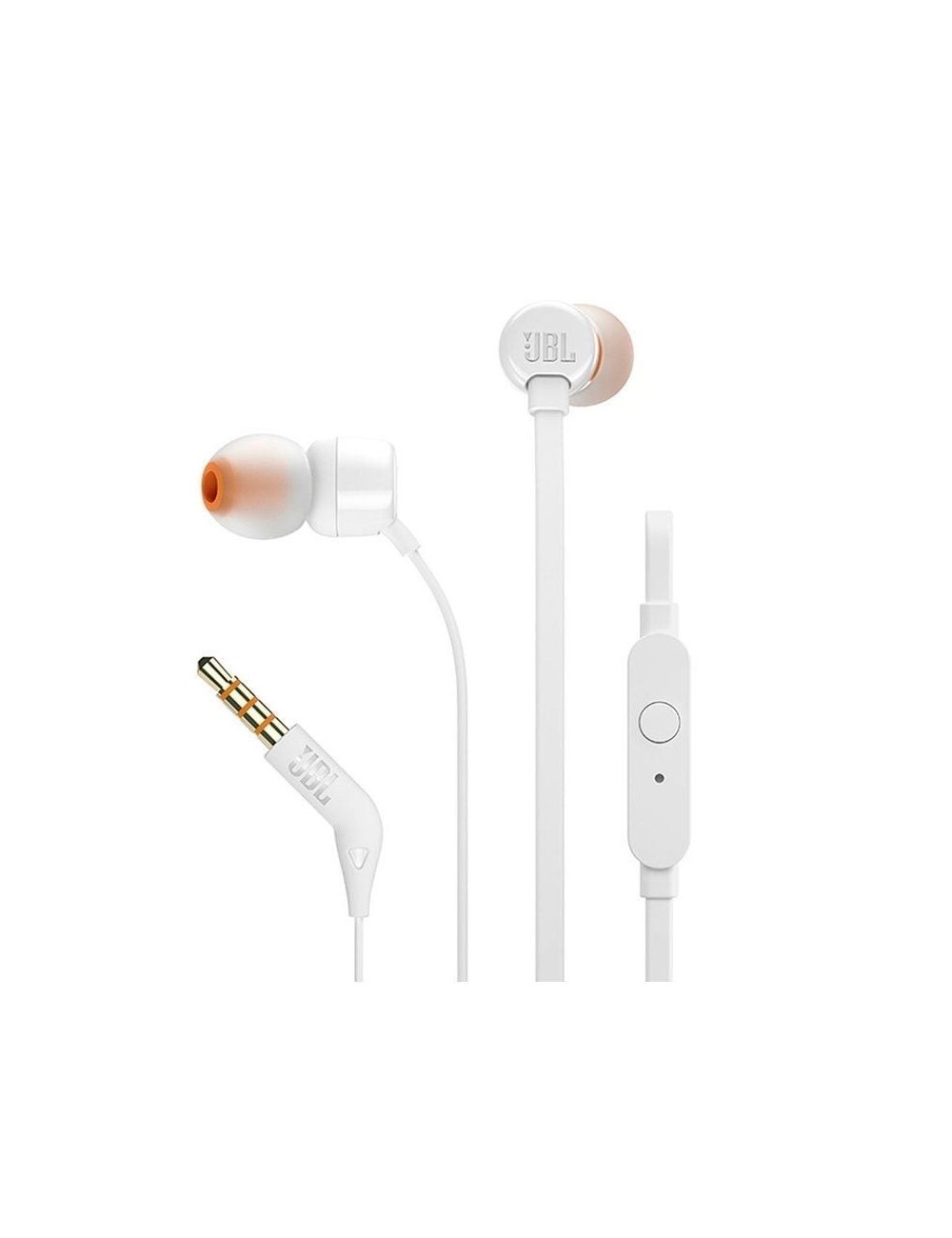 AURICULARS JBL T110 AMB MICROFON JACK 3.5 BLANC