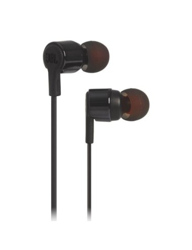 Auriculares Intrauditivos JBL T210/ con Micrófono/ Jack 3.5/ Negros