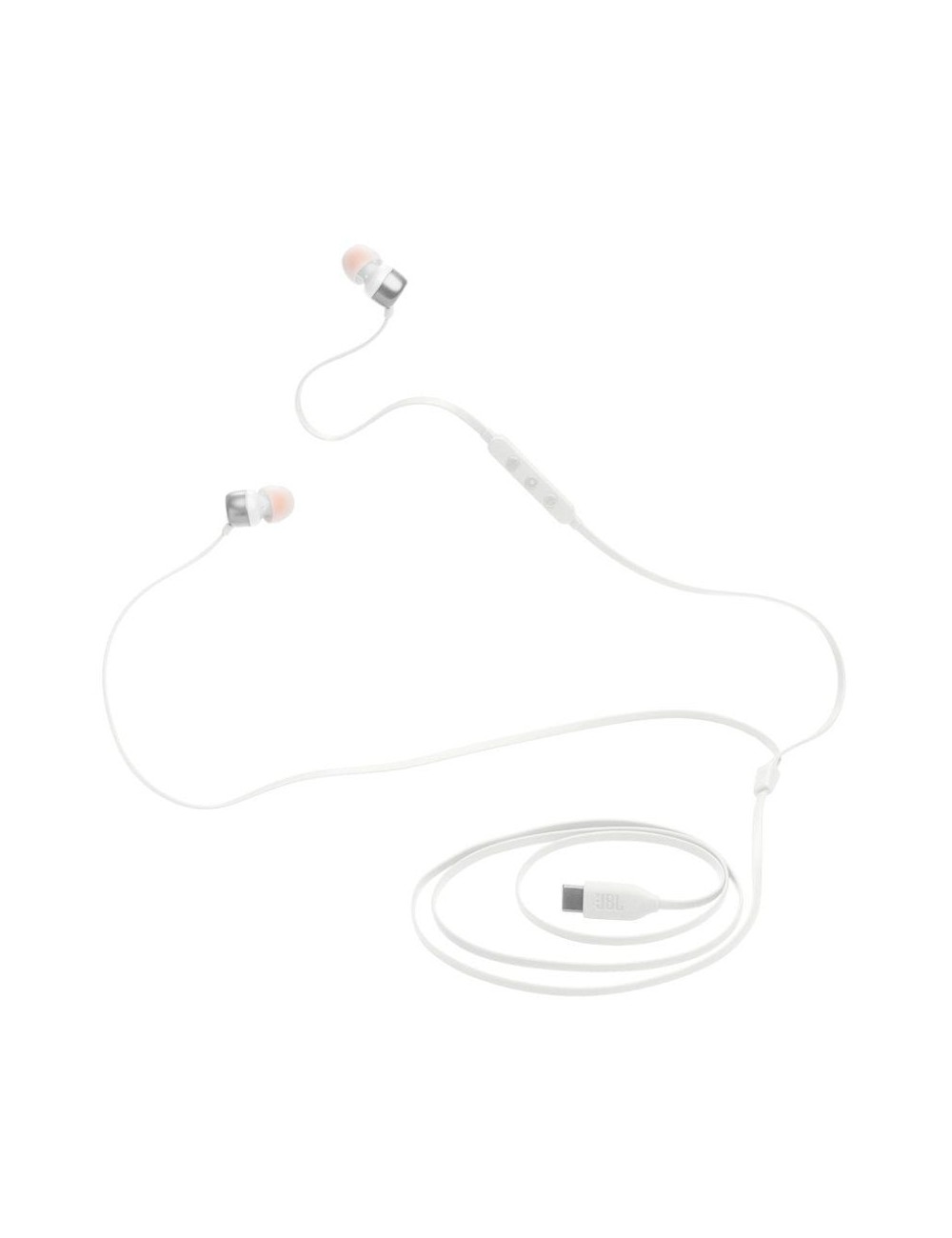 Auriculares Intrauditivos JBL Tune 310C/ con Micrófono/ Blancos