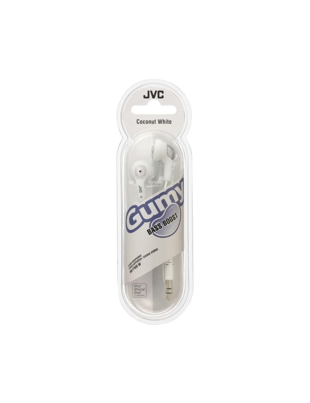 Auriculares Intrauditivos JVC HA-F160-W-E/ Jack 3.5/ Blancos