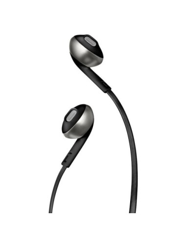 Auriculares Intrauditivos JBL Tune 205/ con Micrófono/ Jack 3.5/ Negros
