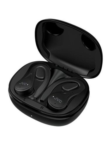 Auriculares Bluetooth JVC HA-EC25T con estuche de carga/ Autonomía 7.5h/ Negros