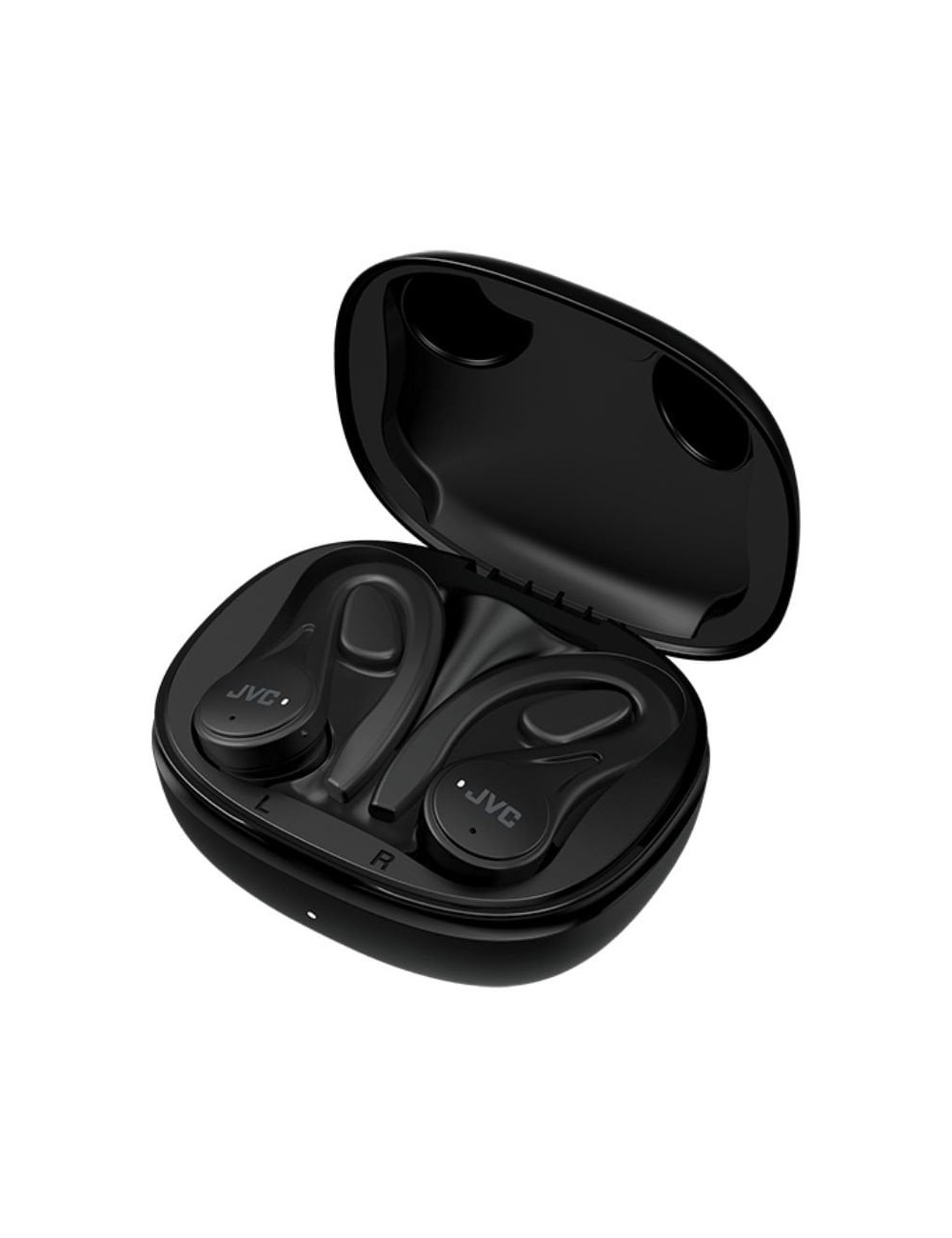 Auriculares Bluetooth JVC HA-EC25T con estuche de carga/ Autonomía 7.5h/ Negros