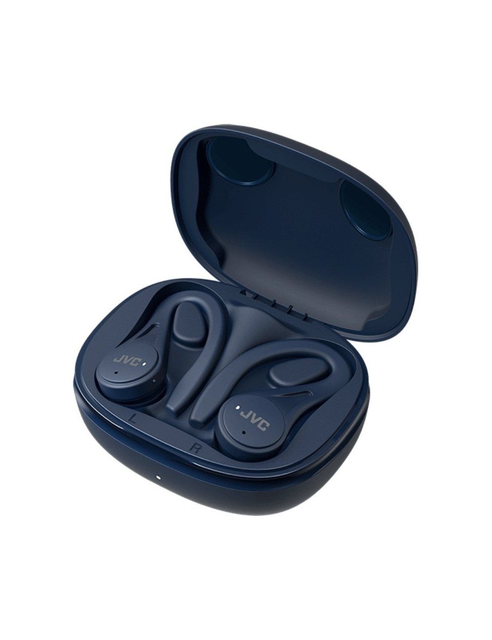 Auriculares Bluetooth JVC HA-EC25T con estuche de carga/ Autonomía 7.5h/ Azules