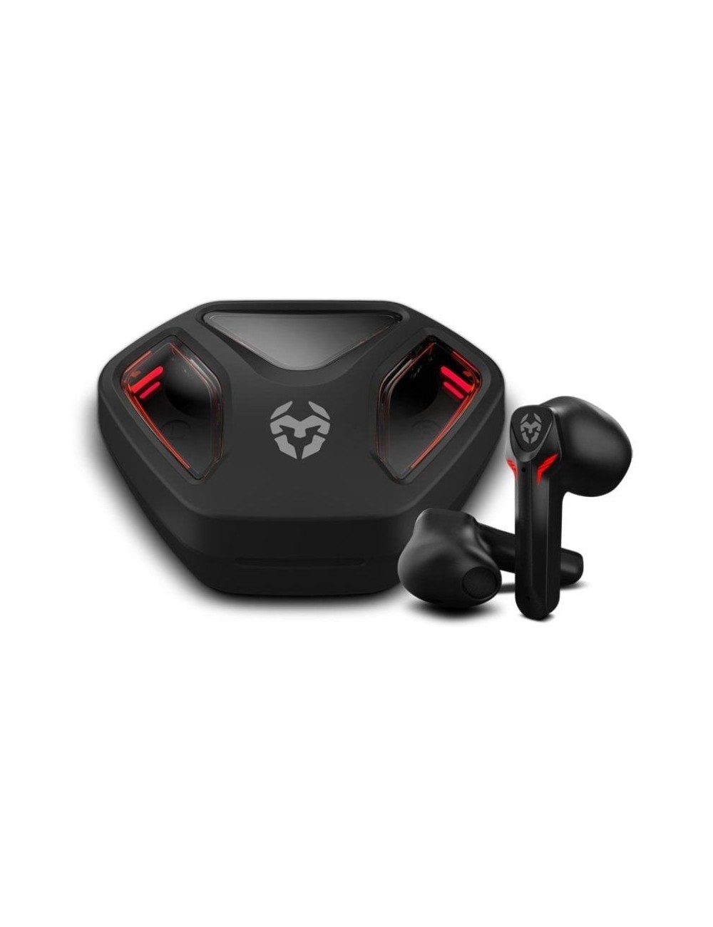 Auriculares Bluetooth Krom Kall con estuche de carga/ Autonomía 4h/ Negros