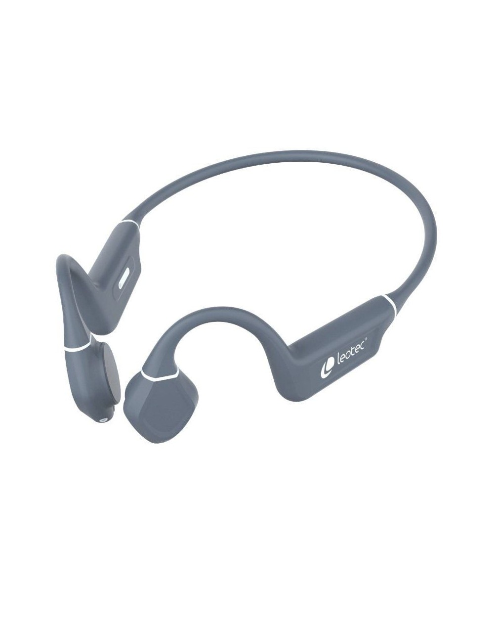 Auriculares Inalámbricos Deportivos de Conducción Ósea Leotec Osea Kuri/ con Micrófono/ Bluetooth/ Grises