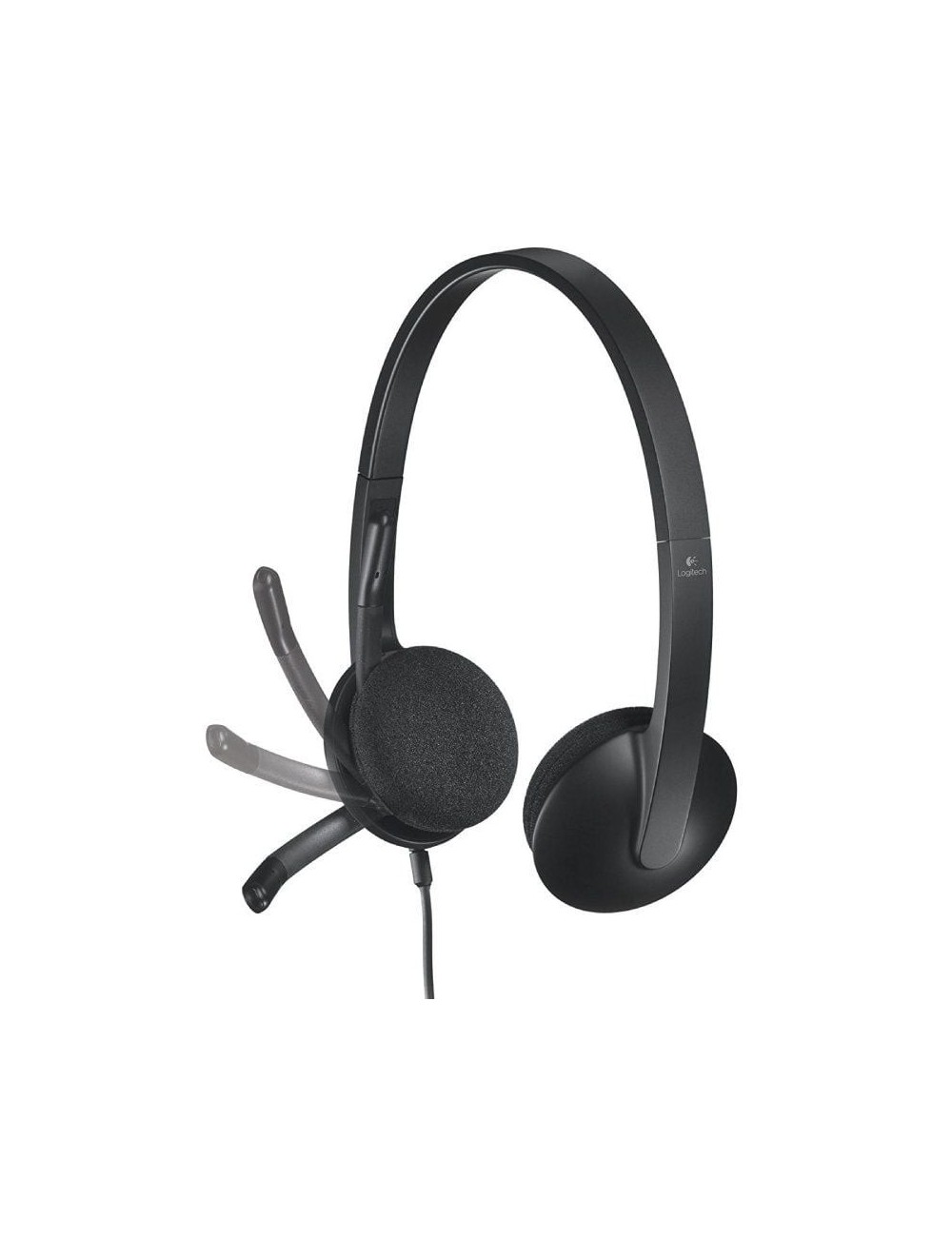 Auriculares Logitech H340/ con Micrófono/ USB/ Negros
