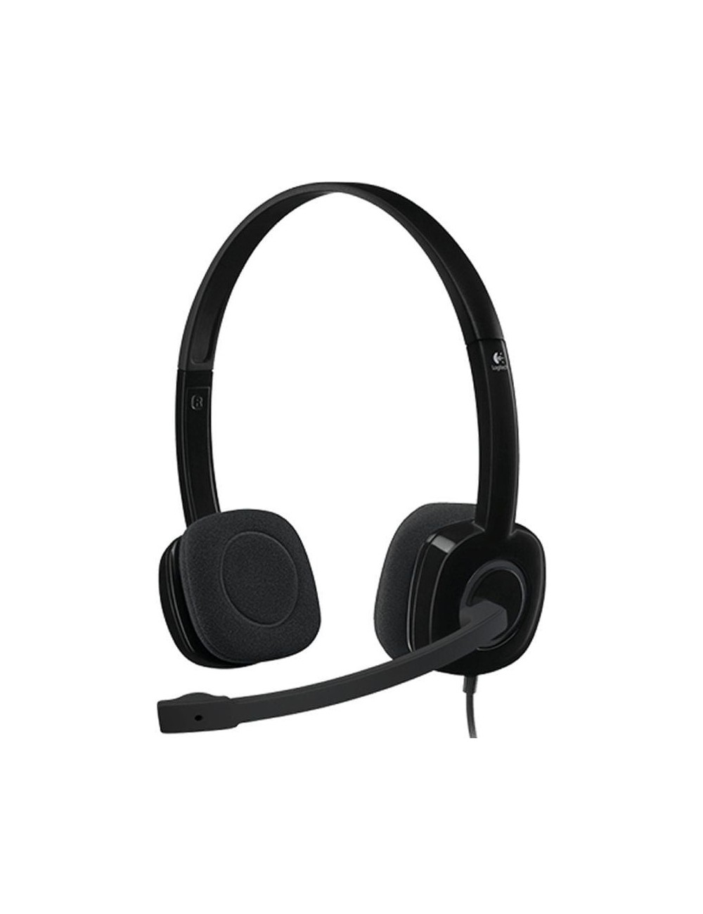 Auriculares Logitech H151/ con Micrófono/ Jack 3.5/ Negros
