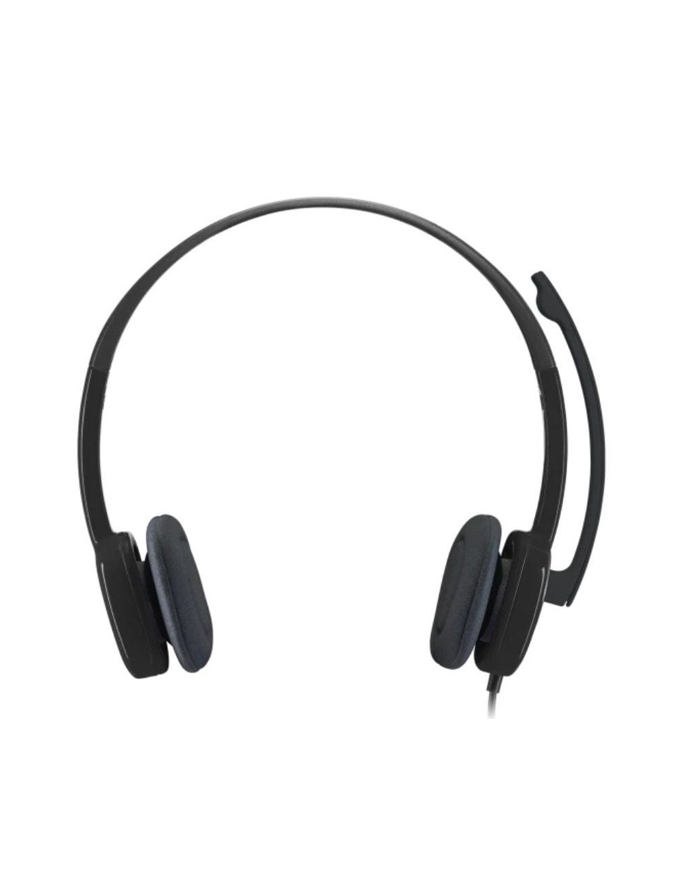 Auriculares Logitech H151/ con Micrófono/ Jack 3.5/ Negros