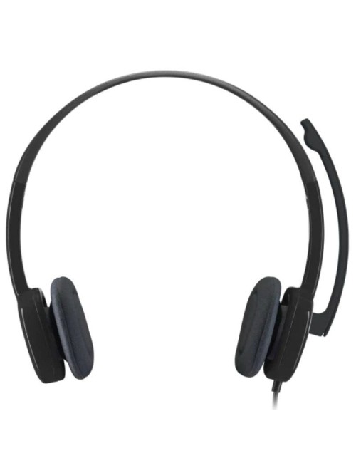 Auriculares Logitech H151/ con Micrófono/ Jack 3.5/ Negros