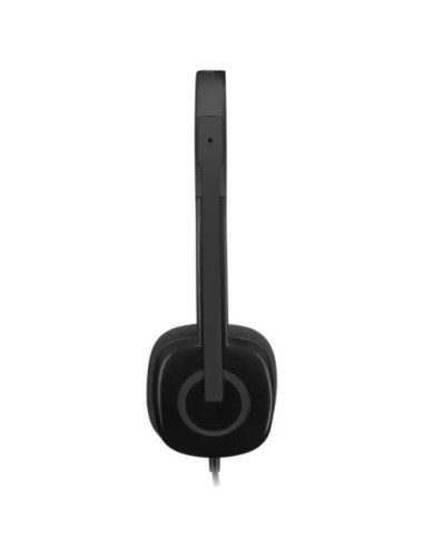 Auriculares Logitech H151/ con Micrófono/ Jack 3.5/ Negros