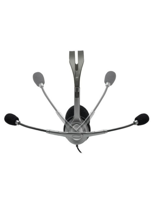 Auriculares Logitech H111/ con Micrófono/ Jack 3.5/ Negros