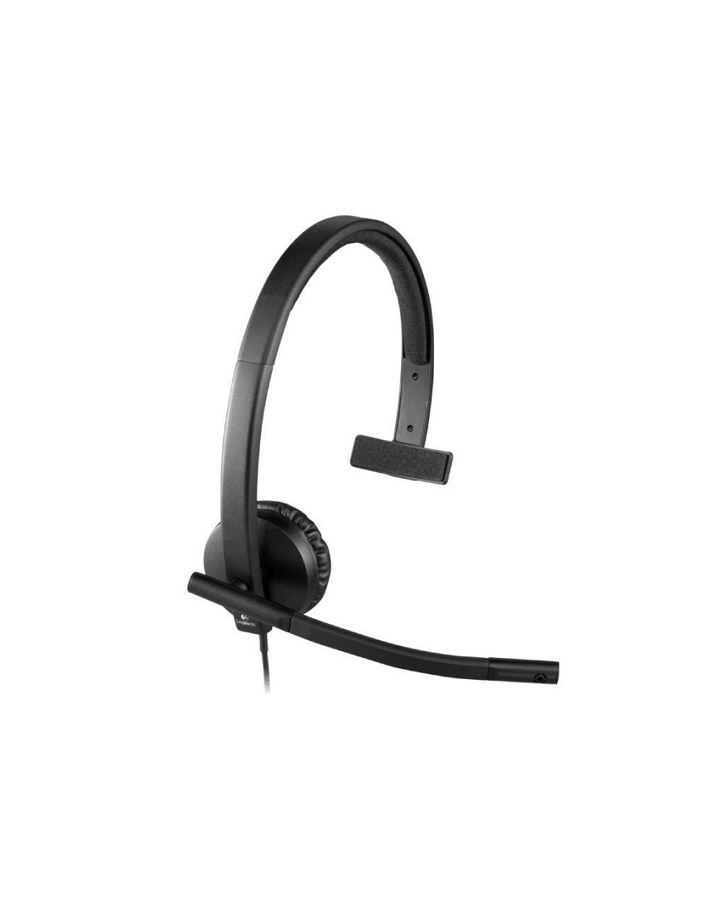 Auricular Logitech H570E/ con Micrófono/ USB/ Negro