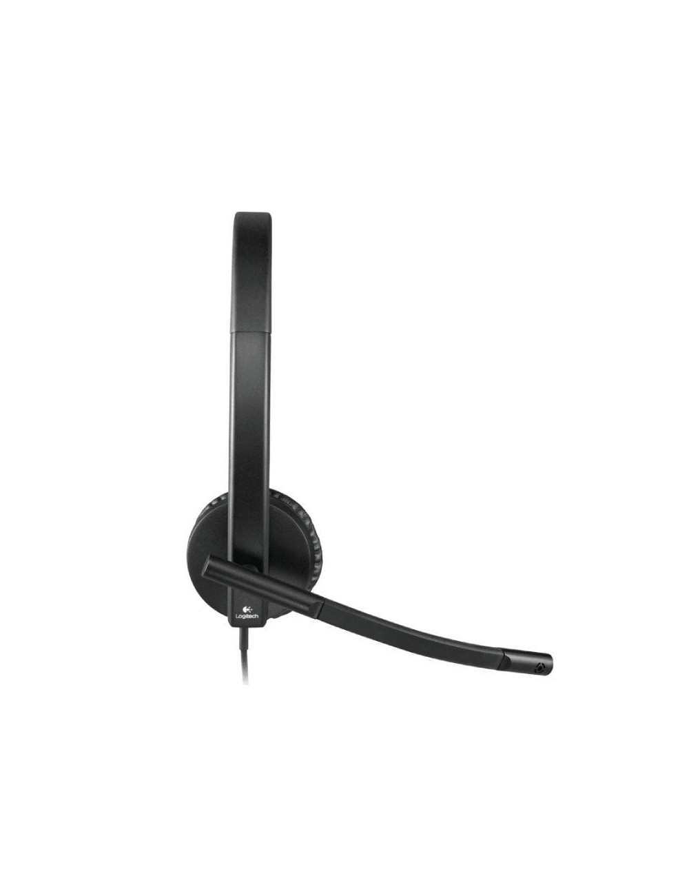 Auricular Logitech H570E/ con Micrófono/ USB/ Negro