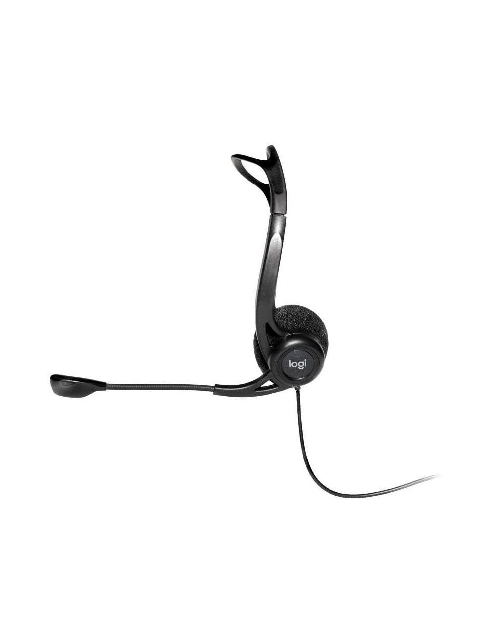 Auriculares Logitech Headset PC 960/ con Micrófono/ USB/ Negros