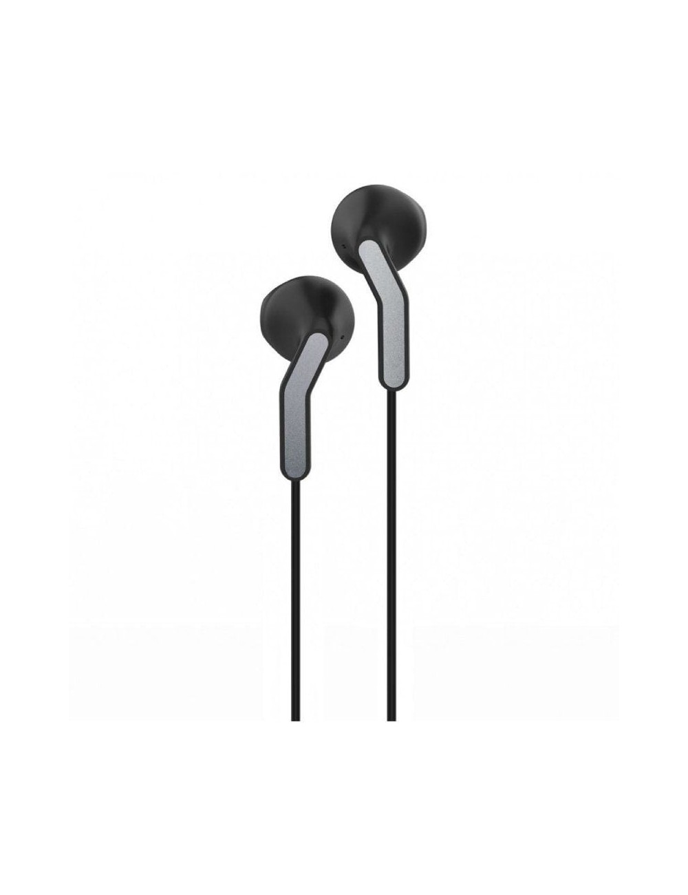 Auriculares Intrauditivos Muvit For Change MCHPH0001/ con Micrófono/ Jack 3.5/ Negros