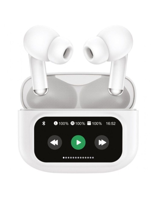 Auriculares Bluetooth Muvit For Change True Wireless Estéreo con estuche de carga/ Autonomía 6h/ Blancos
