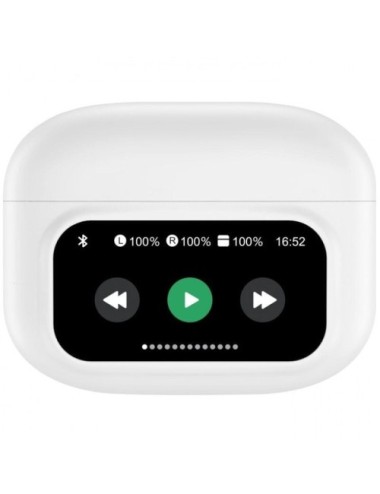 Auriculares Bluetooth Muvit For Change True Wireless Estéreo con estuche de carga/ Autonomía 6h/ Blancos