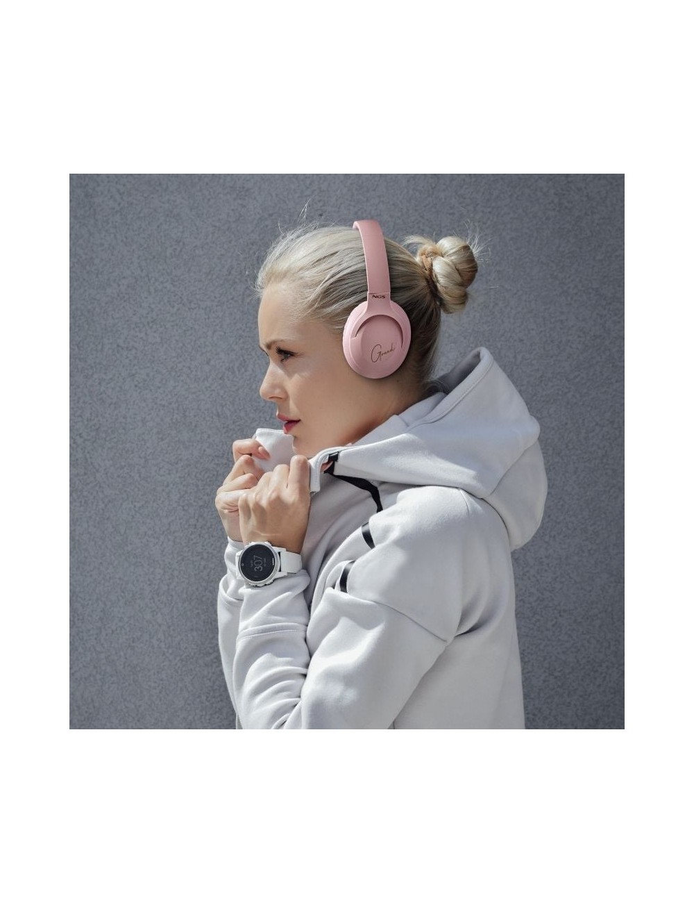 Auriculares Inalámbricos NGS Artica Greed/ con Micrófono/ Bluetooth/ Rosas