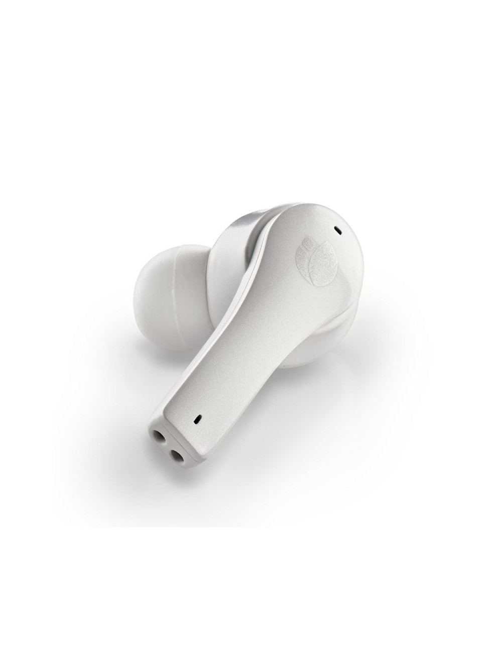 Auriculares Bluetooth NGS Ártica Bloom con estuche de carga/ Autonomía 6h/ Blancos