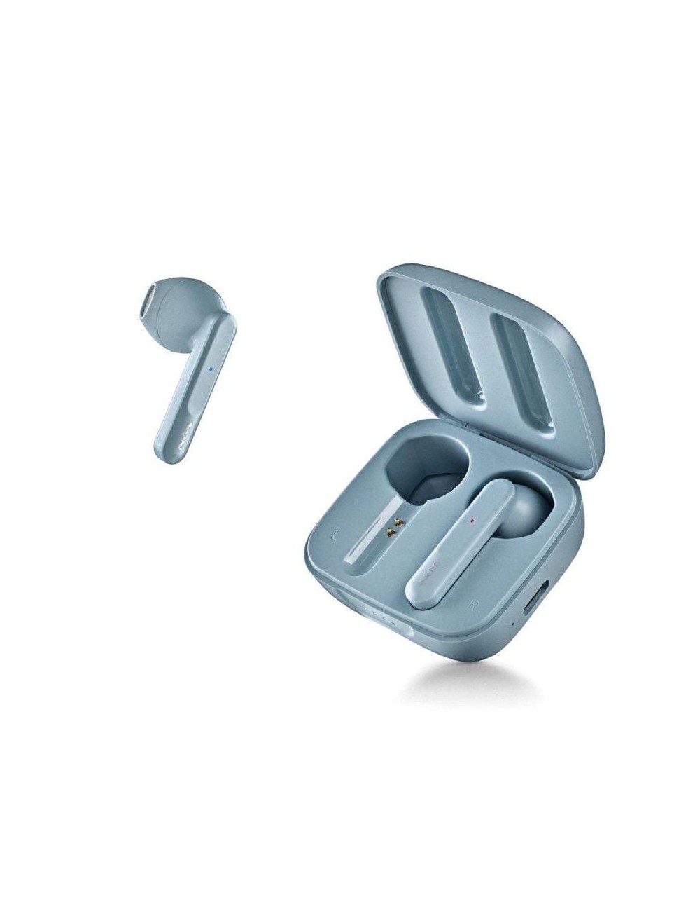 Auriculares Bluetooth NGS Ártica Move con estuche de carga/ Autonomía 7h/ Azules