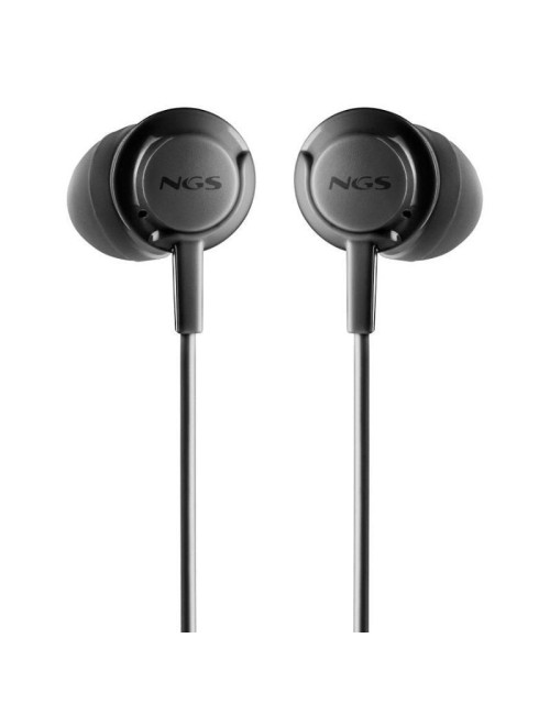 Auriculares Intrauditivos NGS Cross Drift/ con Micrófono/ Jack 3.5/ Negros