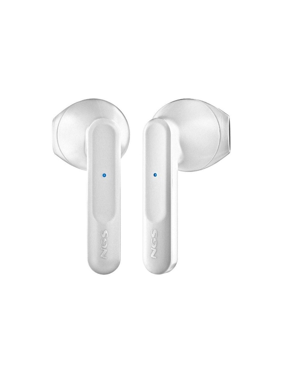 Auriculares Bluetooth NGS Ártica Move con estuche de carga/ Autonomía 7h/ Blancos