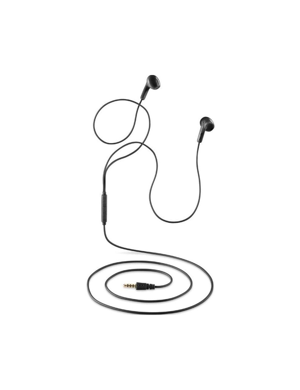 Auriculares Intrauditivos NGS Cross Flip/ con Micrófono/ Jack 3.5/ Negros