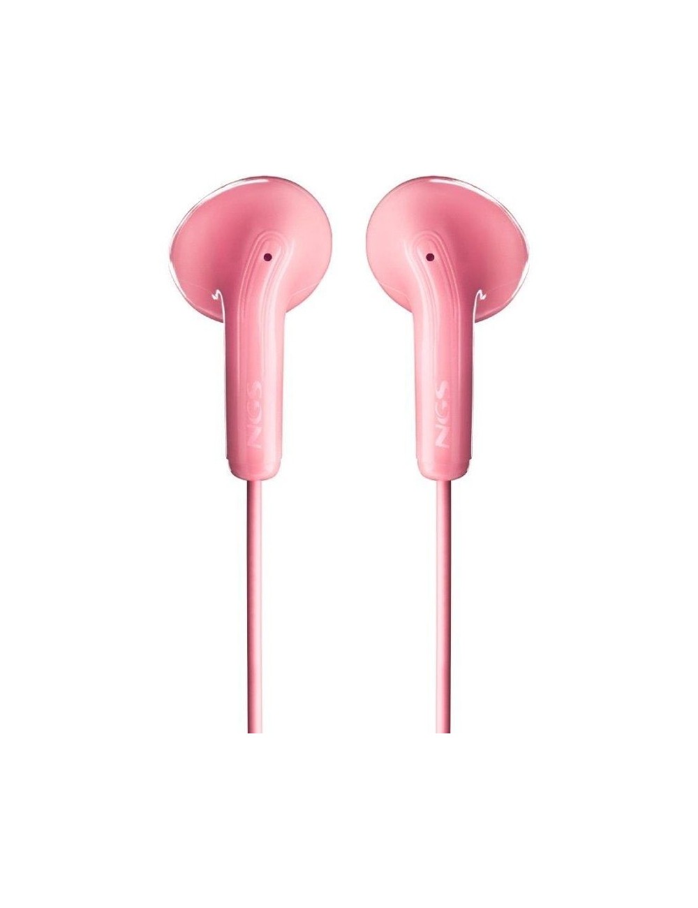 Auriculares Intrauditivos NGS Cross Flip/ con Micrófono/ Jack 3.5/ Rosas