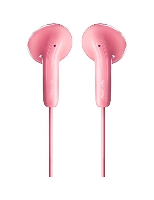 Auriculares Intrauditivos NGS Cross Flip/ con Micrófono/ Jack 3.5/ Rosas