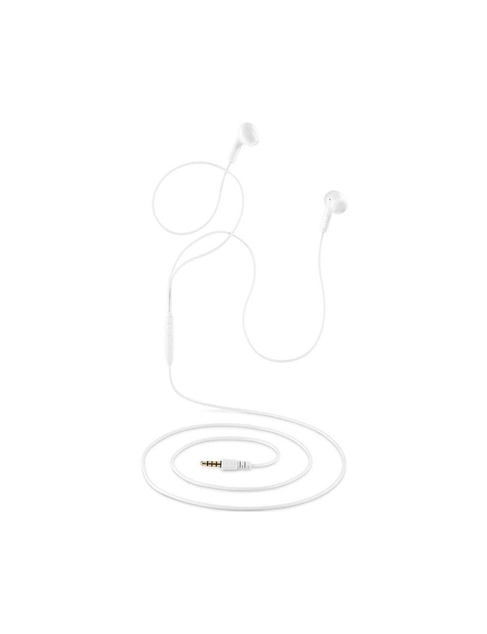 Auriculares Intrauditivos NGS Cross Flip/ con Micrófono/ Jack 3.5/ Blancos