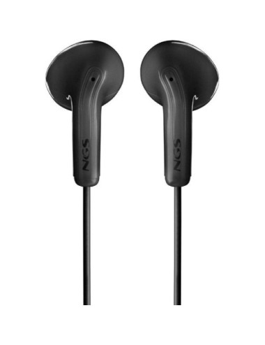 Auriculares Intrauditivos NGS Cross Glide/ con Micrófono/ USB Tipo-C/ Negros