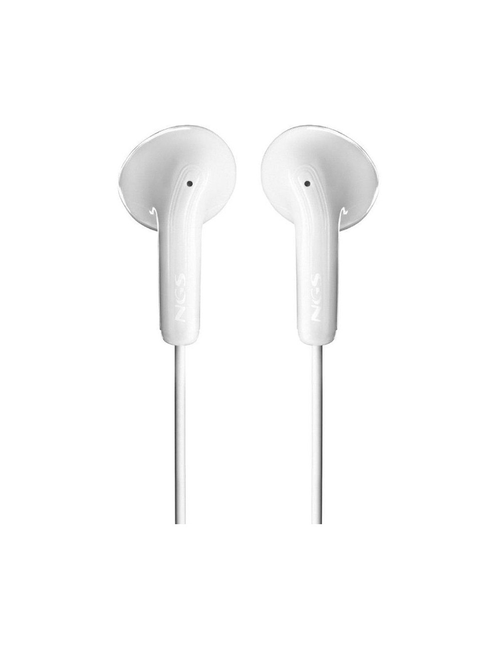 Auriculares Intrauditivos NGS Cross Glide/ con Micrófono/ USB Tipo-C/ Blancos