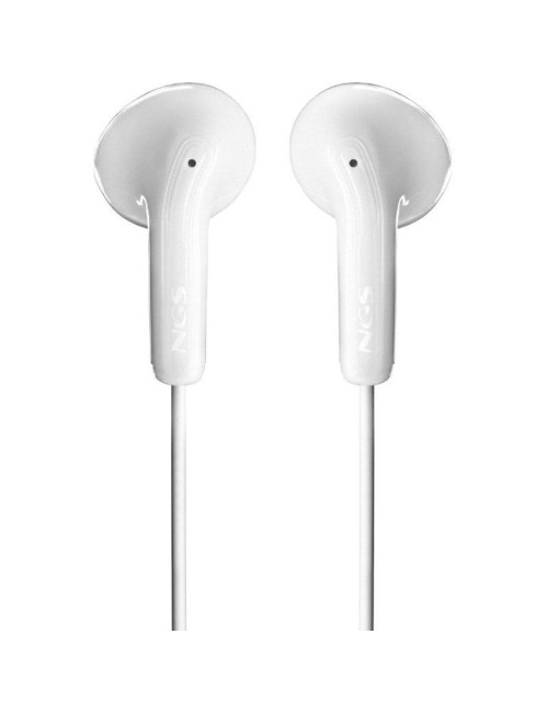 Auriculares Intrauditivos NGS Cross Glide/ con Micrófono/ USB Tipo-C/ Blancos