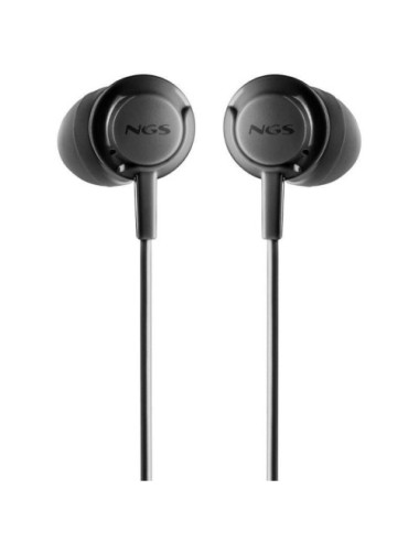 Auriculares Intrauditivos NGS Cross Step/ con Micrófono/ USB Tipo-C/ Negros