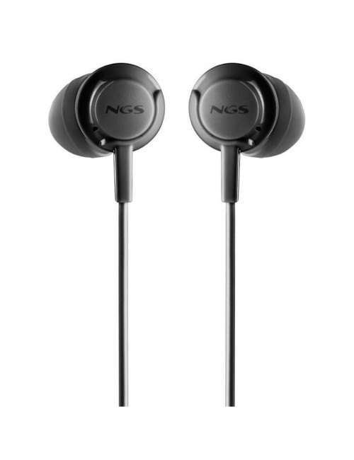 Auriculares Intrauditivos NGS Cross Step/ con Micrófono/ USB Tipo-C/ Negros