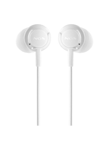 Auriculares Intrauditivos NGS Cross Step/ con Micrófono/ USB Tipo-C/ Blancos