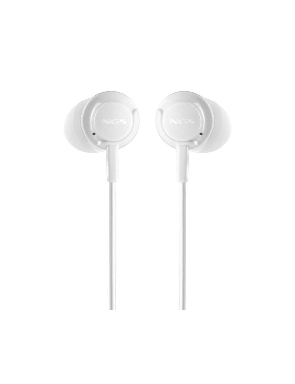 Auriculares Intrauditivos NGS Cross Step/ con Micrófono/ USB Tipo-C/ Blancos