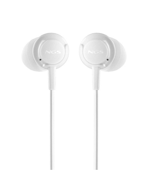 Auriculares Intrauditivos NGS Cross Step/ con Micrófono/ USB Tipo-C/ Blancos