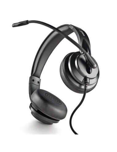Auriculares NGS VOX605 USB-C/ con Micrófono/ USB Tipo-C/ Negros