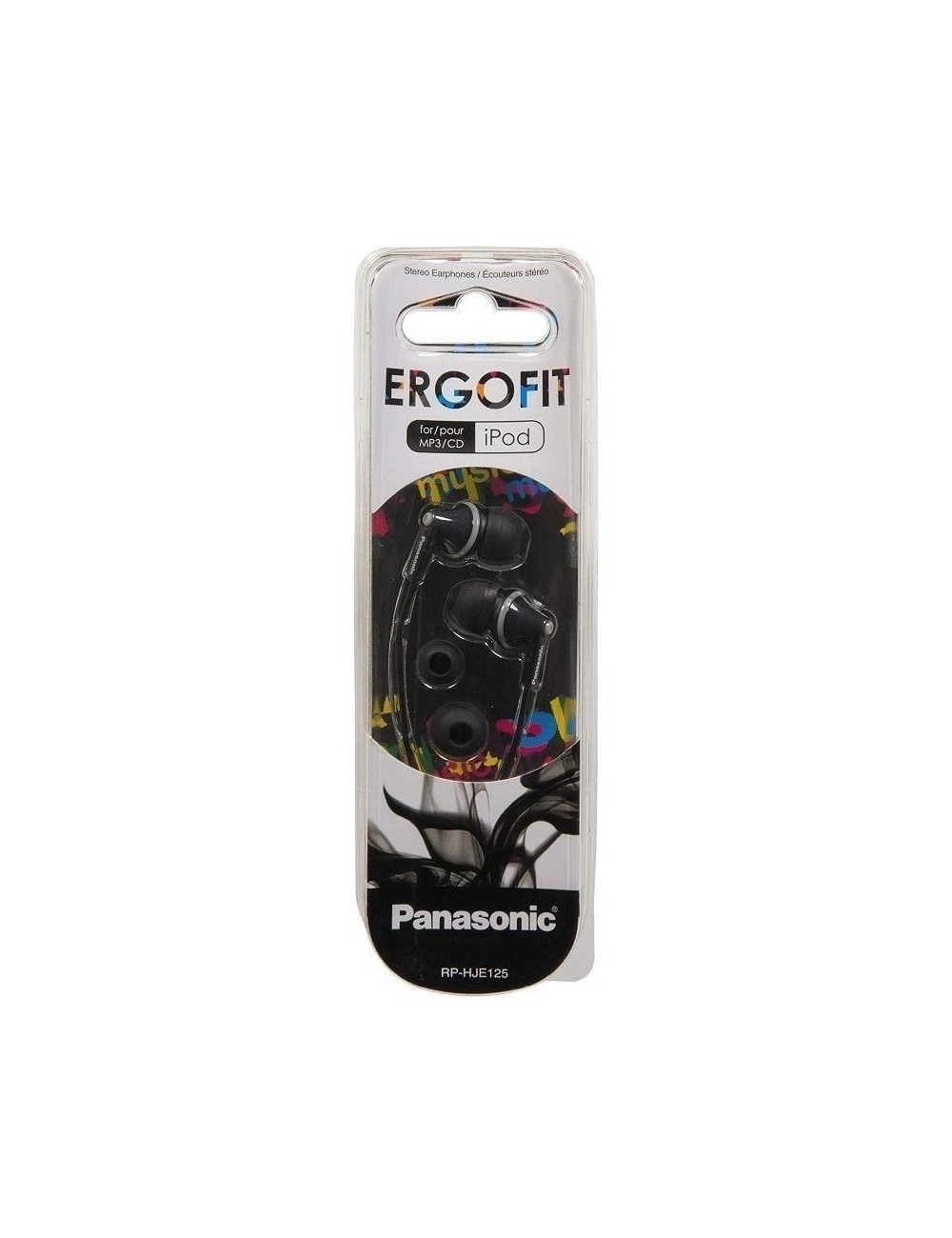 Auriculares Intrauditivos Panasonic RP-HJE125/ Jack 3.5/ Negros