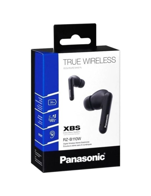 Auriculares Bluetooth Panasonic RZ-B110W con estuche de carga/ Autonomía 6h/ Negros