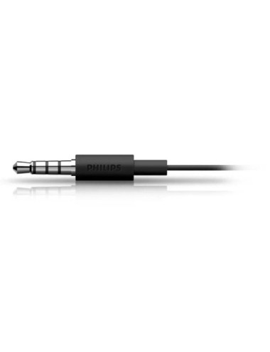 Auriculares Intrauditivos Philips SHE1405/10/ con Micrófono/ Jack 3.5/ Negros