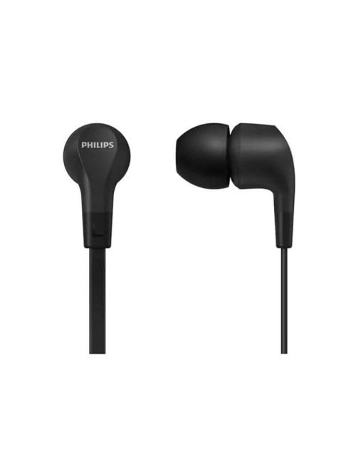 Auriculares Intrauditivos Philips TAE1105/ Jack 3.5/ Negros