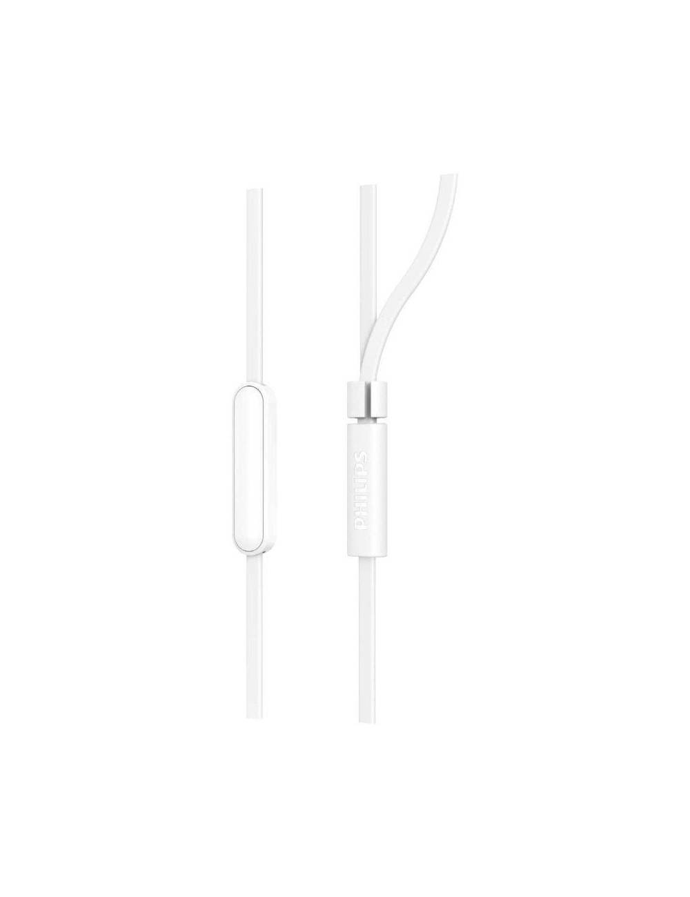 Auriculares Intrauditivos Philips TAE1105WT/ con Micrófono/ Jack 3.5/ Blancos